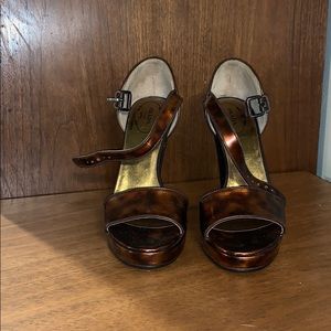 Prada patent leather sandals